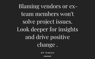 The Culprit Of The Issues And Failures Within Projects!