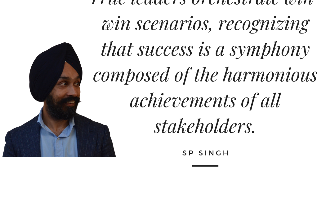 Our Job is to Ensure that Everyone Wins!