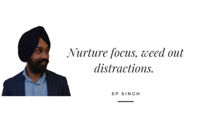 Distractions Are Like Weeds In The Garden!