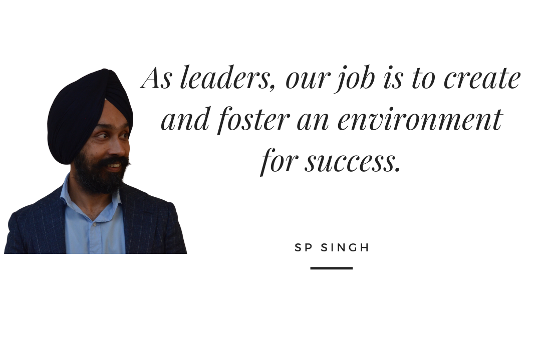 Leaders create an environment for success!