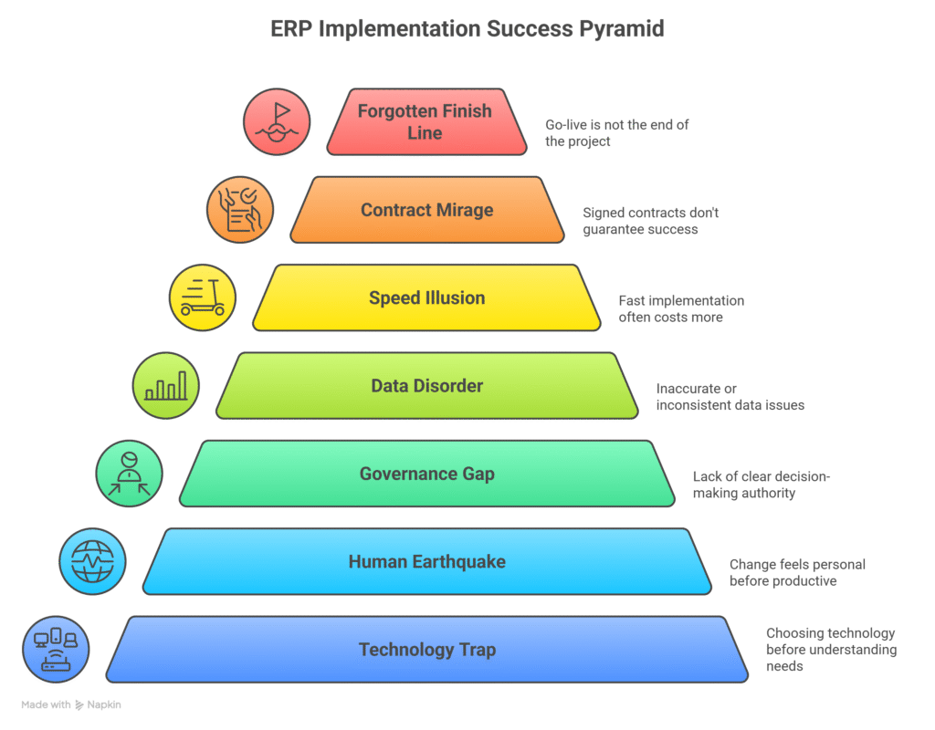 Erp Implementation Success Pyramid