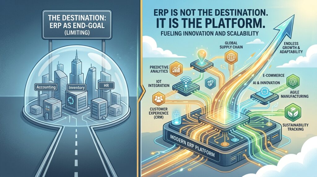 ERP Is Not the Project. It Is the Journey Most Organisations Never Finish. 3 Erp Is Not The Destination. It Is The Platform.